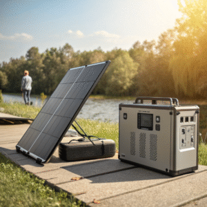 Outdoor solar power bank