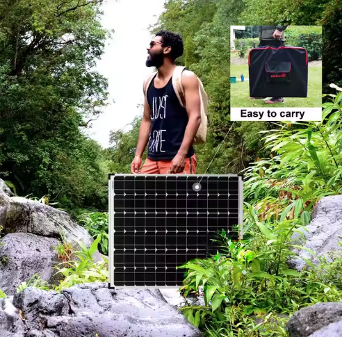 High-Efficiency Foldable Solar Panel